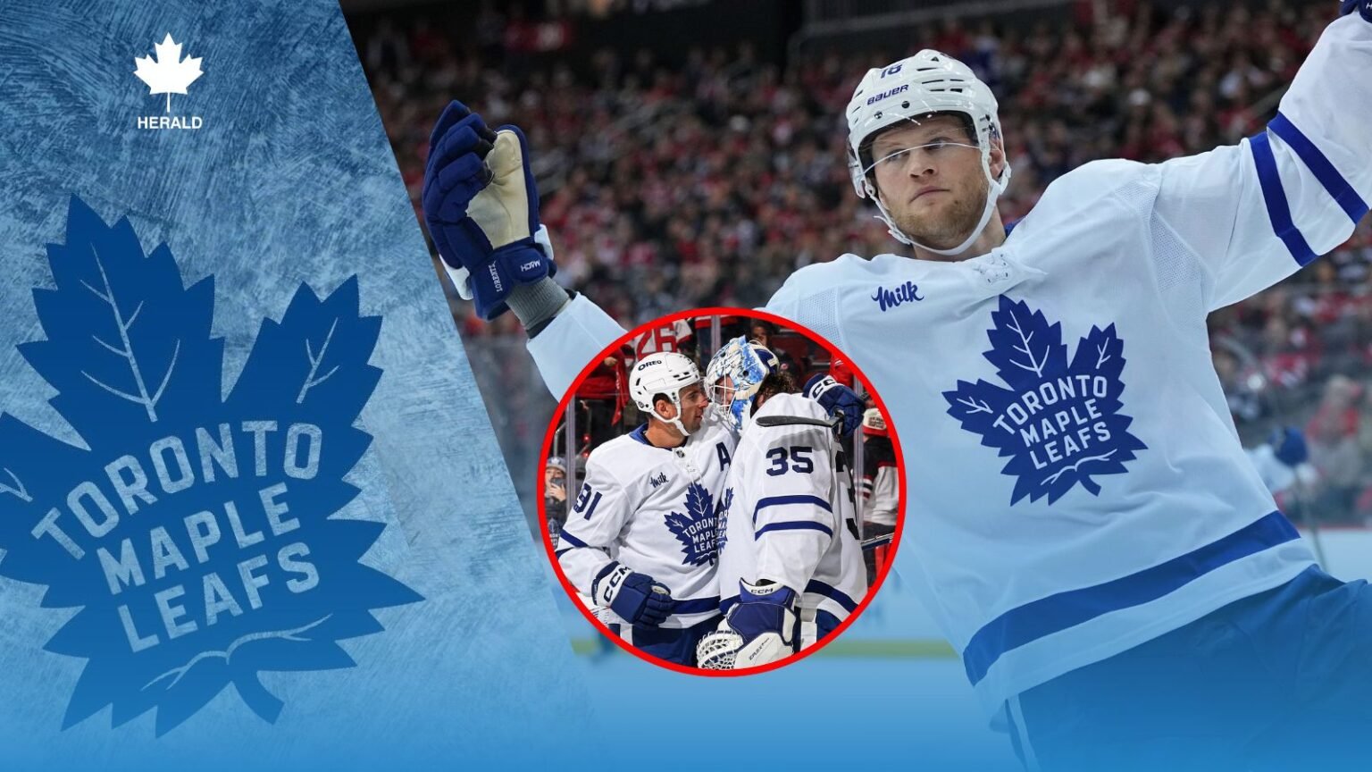 Leafs Dennis Hildeby’s stunning debut sounds like hope, Steven Lorentz dubbed ‘Skates of fire’ Dennis Hildeby’s stunning debut