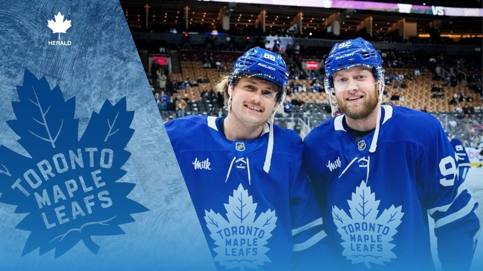 Alex and Willima Nylander Leafs Herald